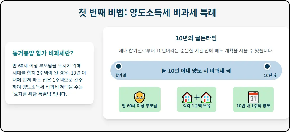 동거주택 상속공제 활용법