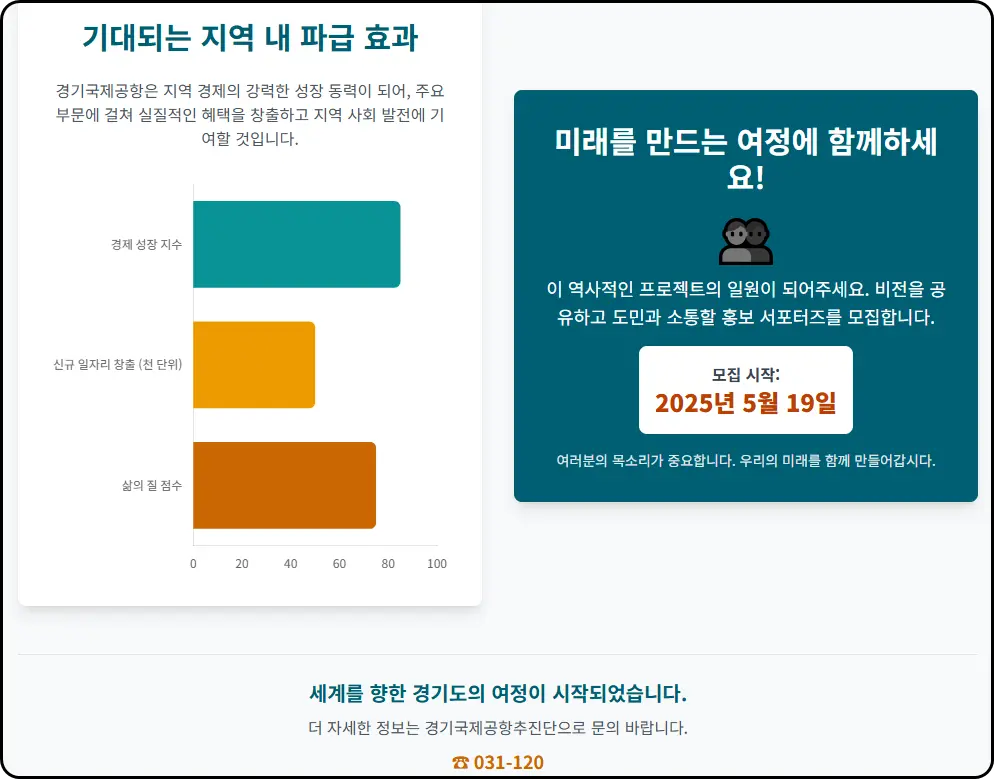 경기도의 심장이 될 경기국제공항을 기대하며