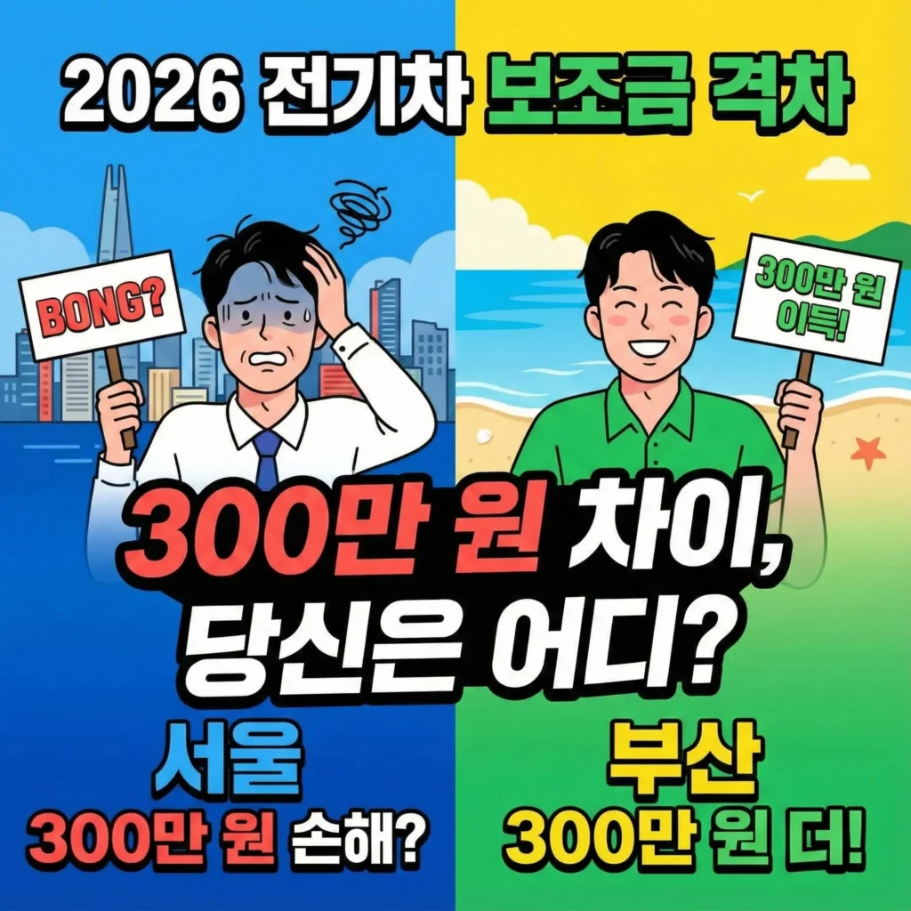 2026 전기차 보조금 격차