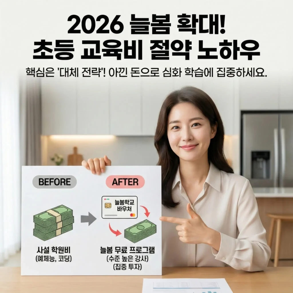 2026 늘봄 확대에 따른 초등 교육비 절약 노하우