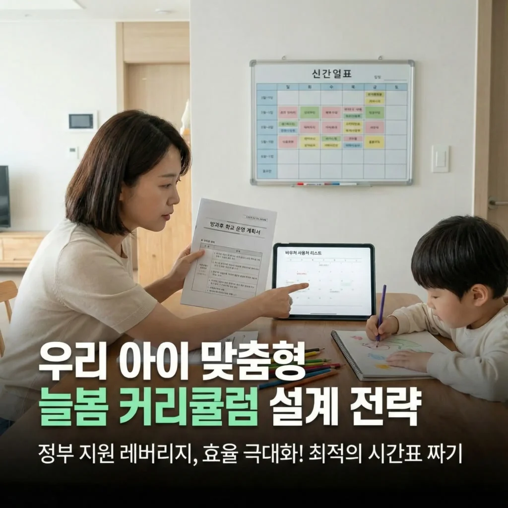 우리 아이 맞춤형 늘봄 커리큘럼 설계