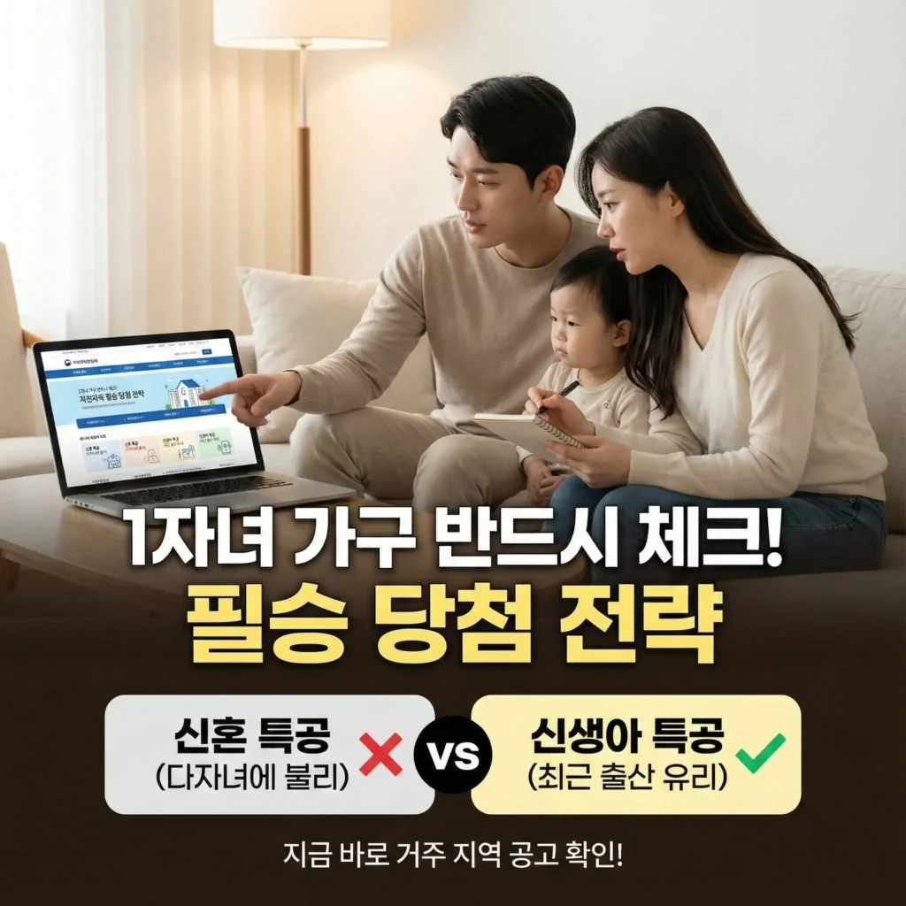 1자녀 가구가 반드시 체크