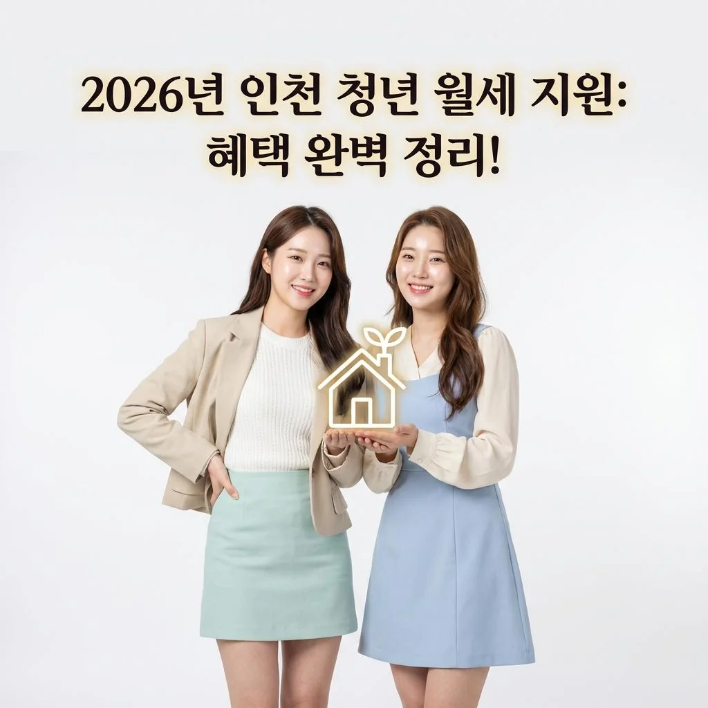 인천시 청년 월세 지원 사업 안내를 위한 대표 이미지