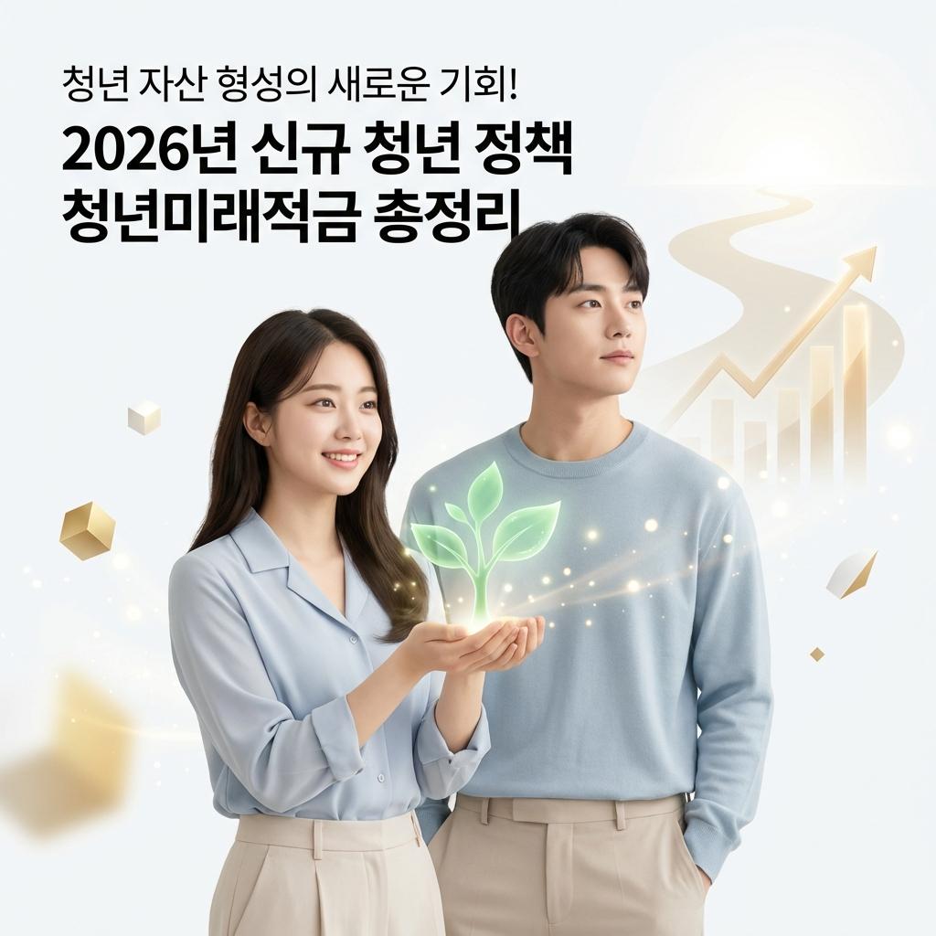 2026년 청년미래적금 정책 발표 및 주요 혜택 인포그래픽