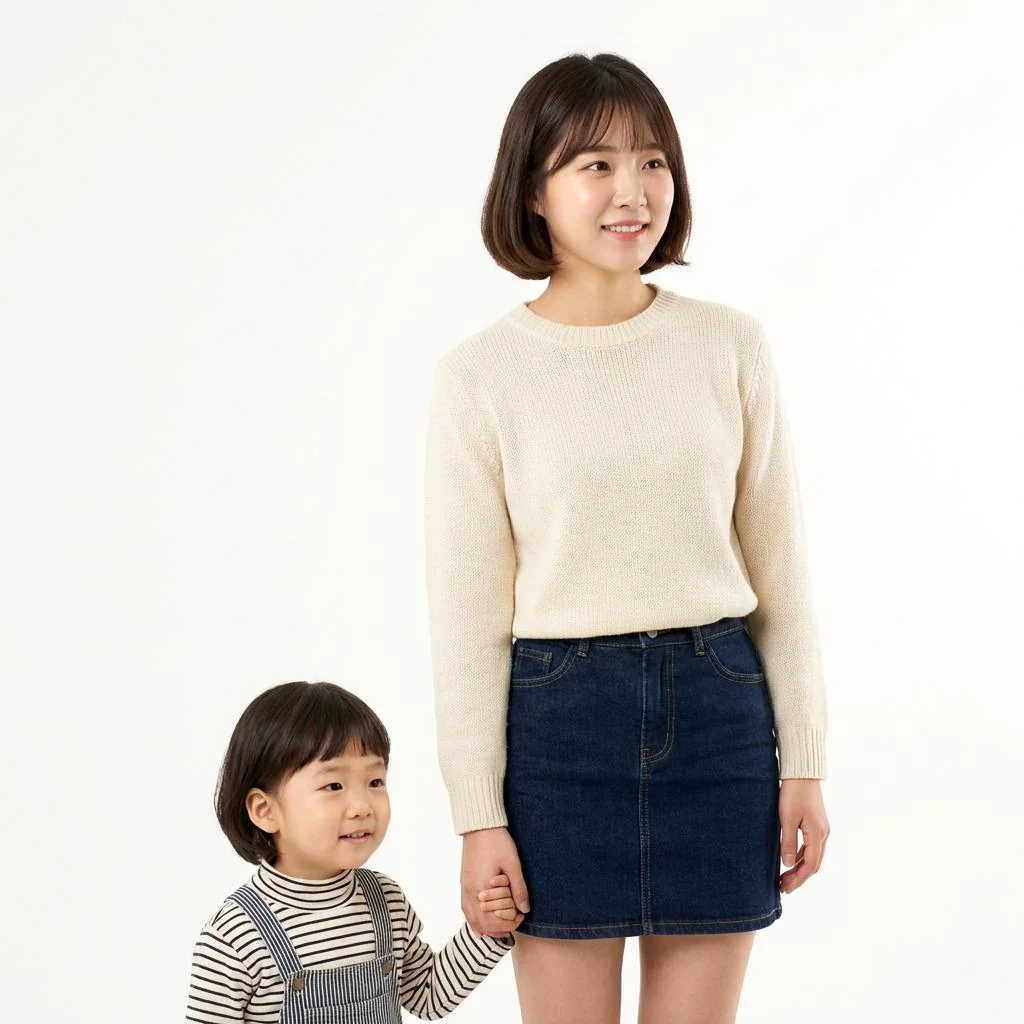 부산 행정복지센터에서 보육 정책에 대해 상담받는 보호자