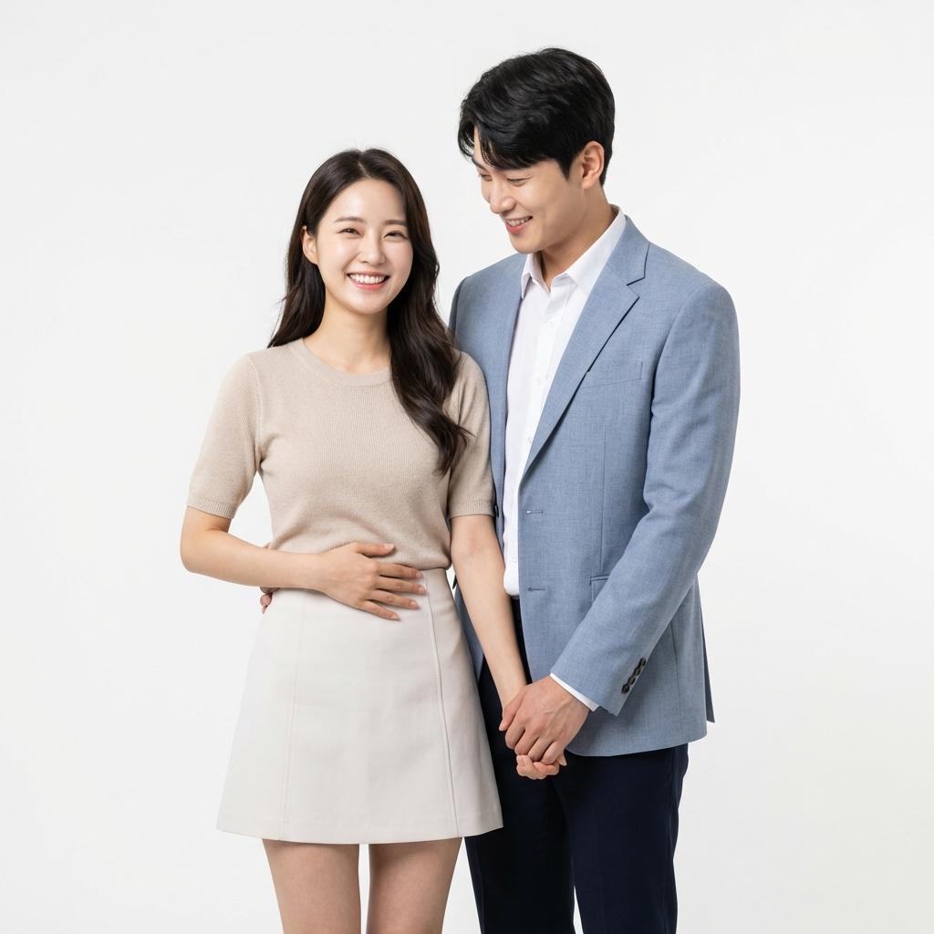 보은군 행정복지센터에서 출산 지원 상담을 받는 행복한 모습