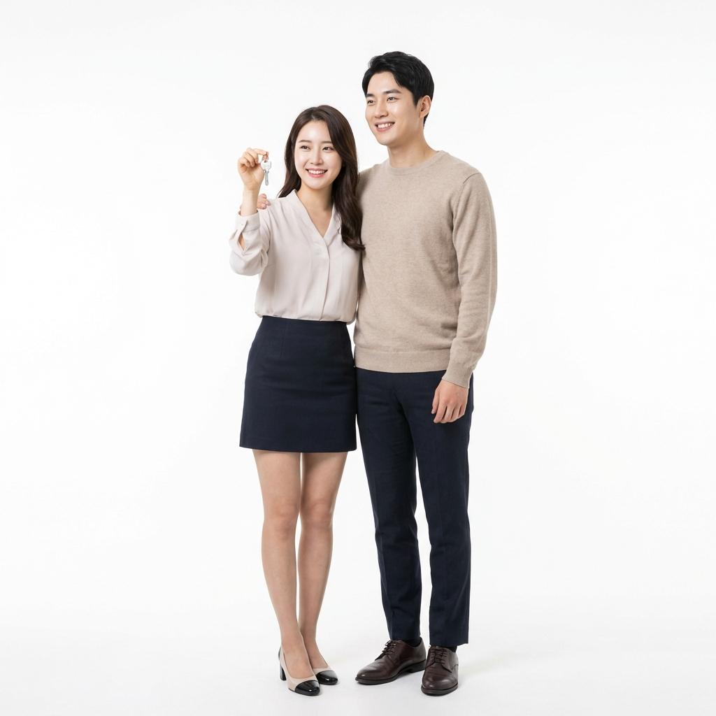 현대적이고 깔끔한 디자인의 화순군 신축 임대주택 내부 모습