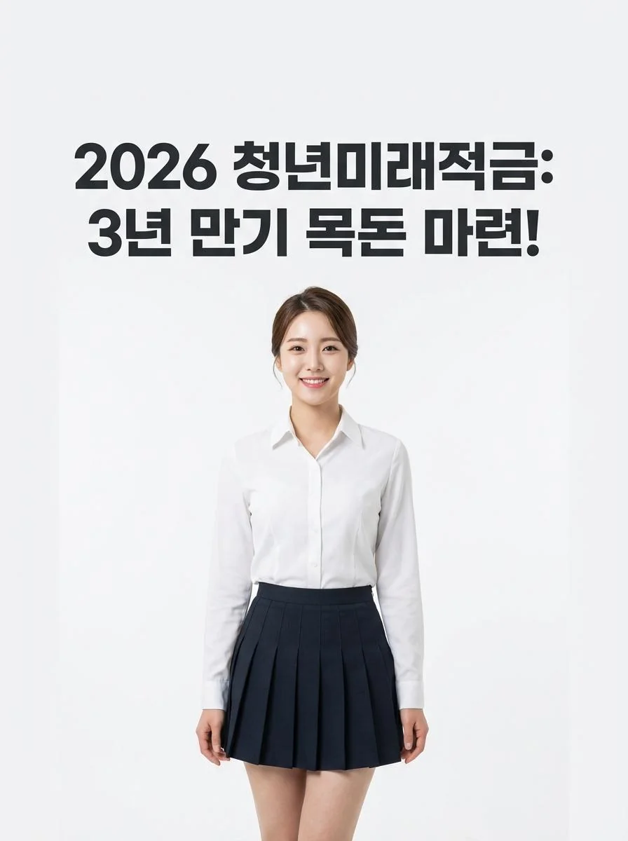 2026년 신설 청년미래적금의 주요 혜택과 가입 정보를 담은 메인 썸네일