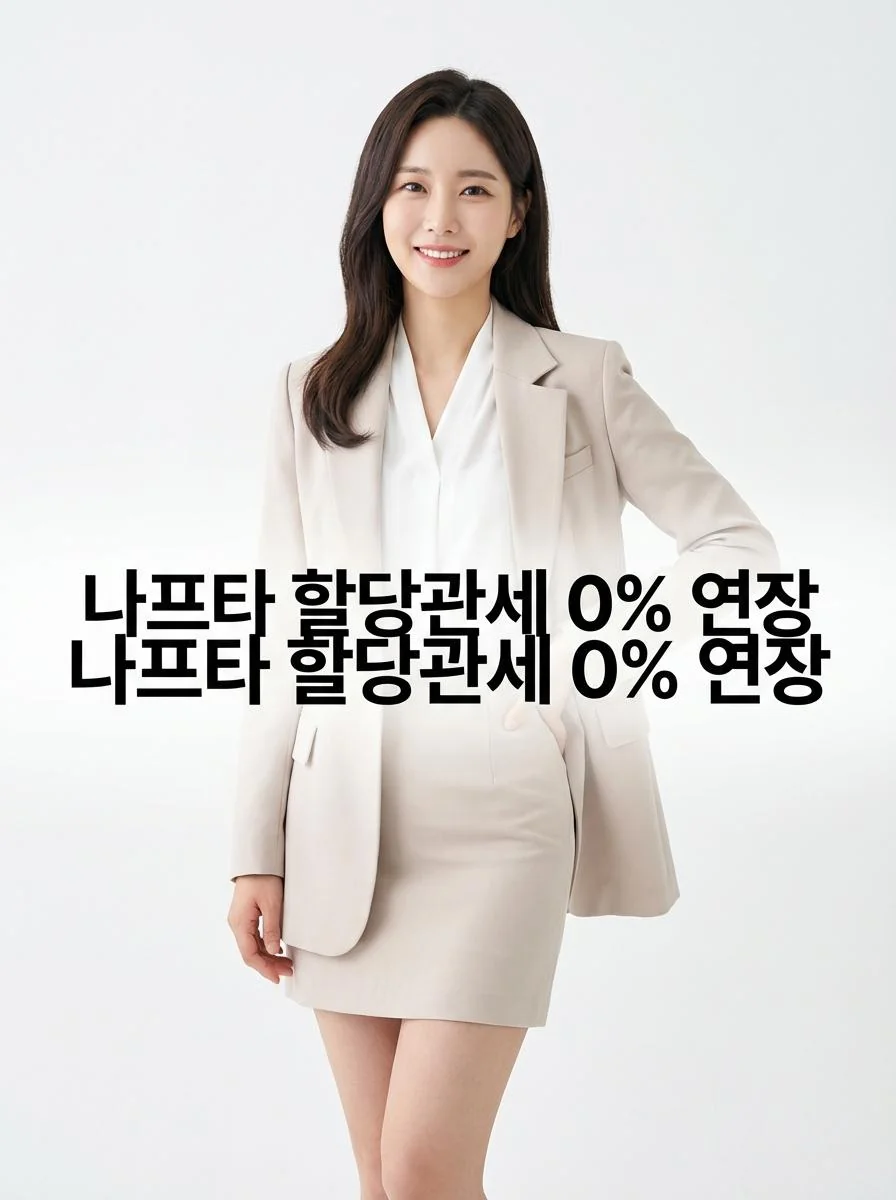 정부의 석유화학 산업 지원 정책 및 나프타 할당관세 0% 연장 안내