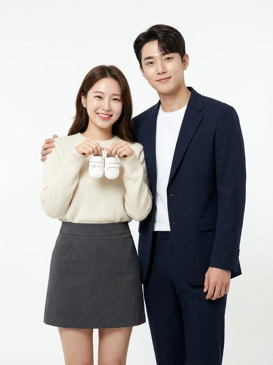 부천시 출산 장려를 위한 따뜻한 가족 이미지