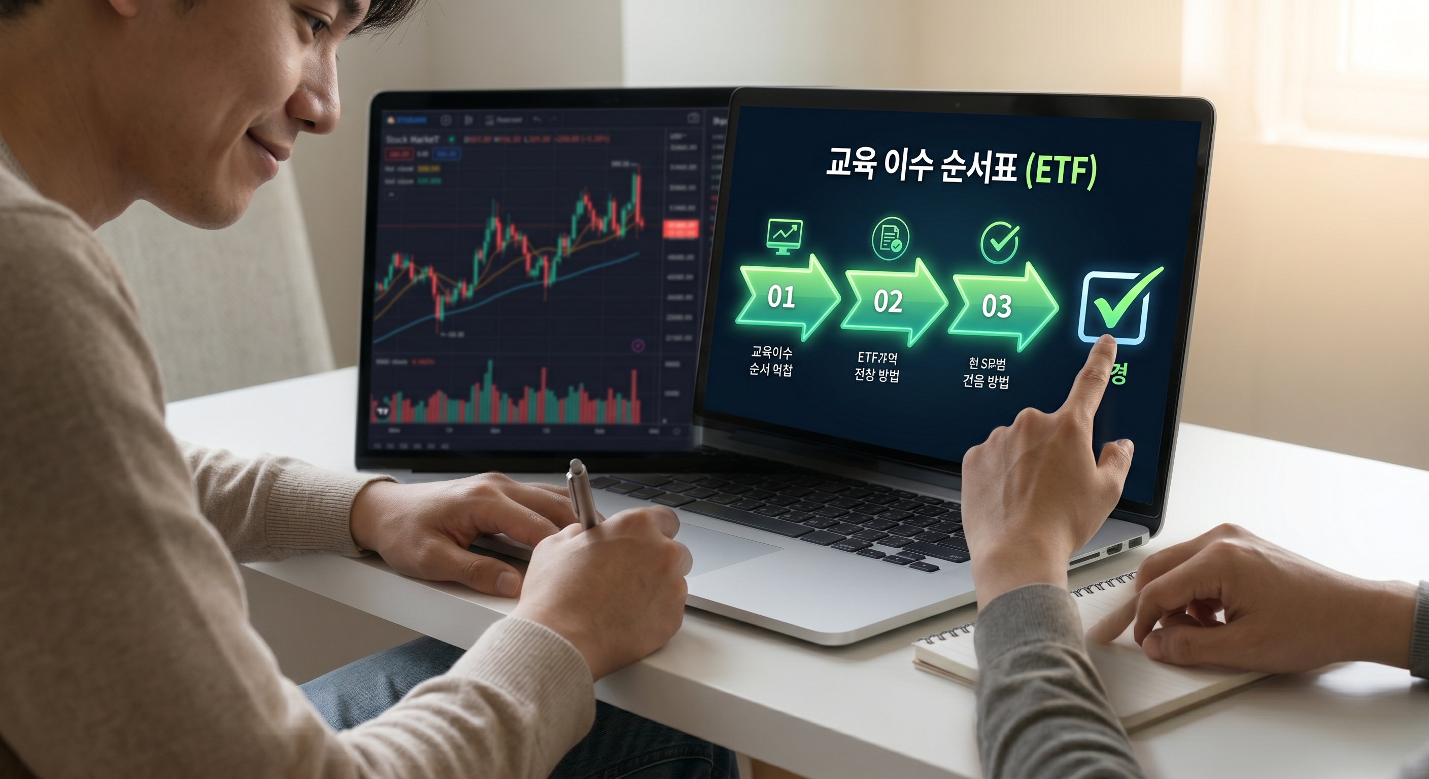 레버리지 ETF 거래 조건: 금융투자교육원 이수 순서 및 HTS 등록 방법